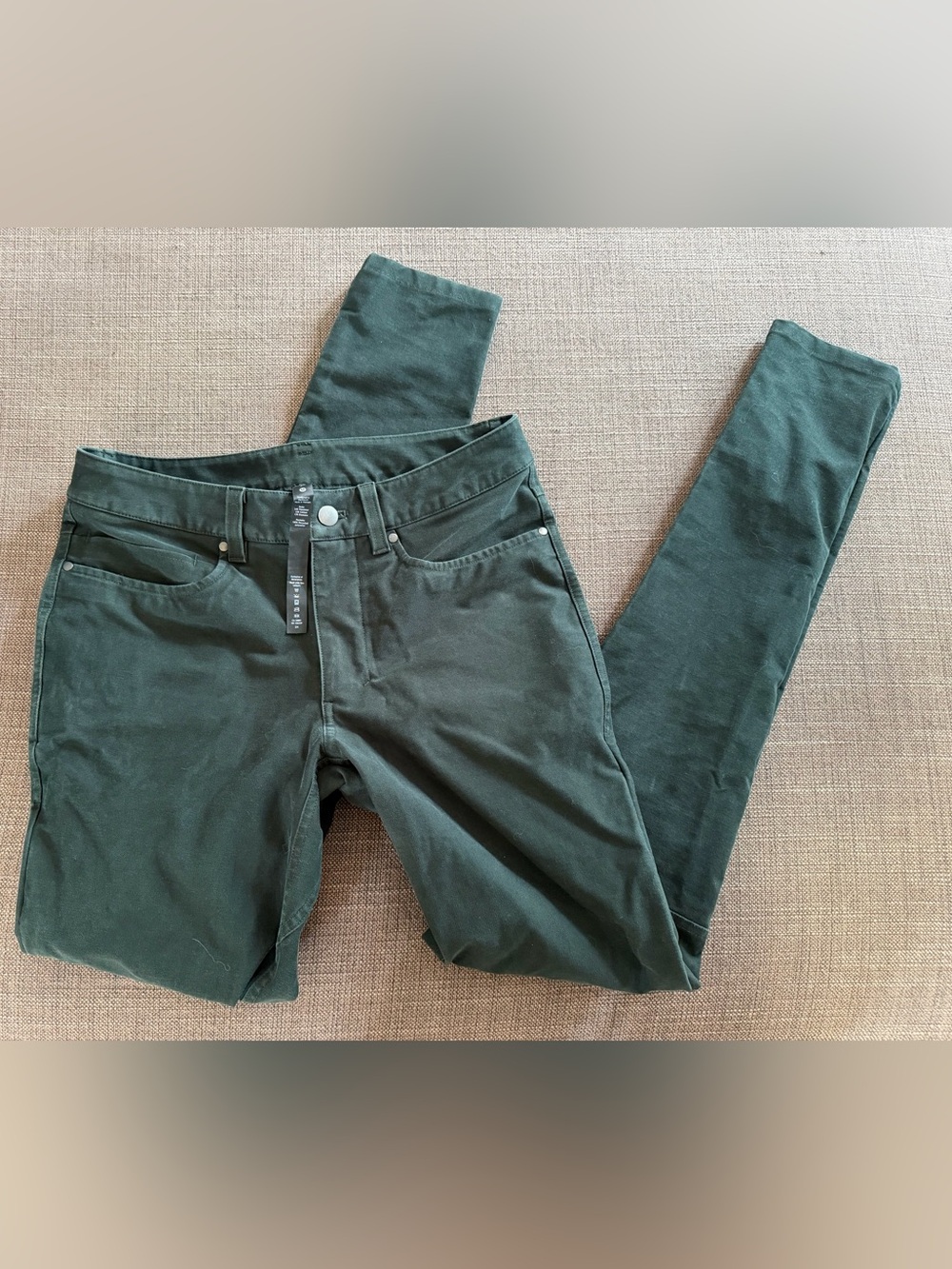 lululemon athletica Men's Slim Jeans in Forest Green